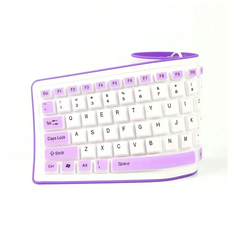 Portable Silent Foldable Silicone Keyboard