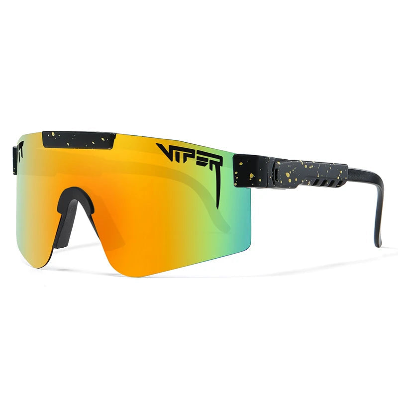 Adult UV400 Pit Viper-Look Sunglasses