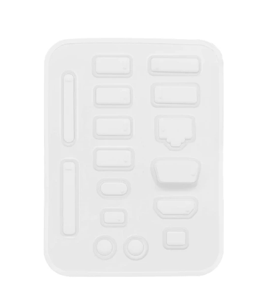 16-Piece Universal Laptop Notebook Silicone Anti-Dust USB Plug Set