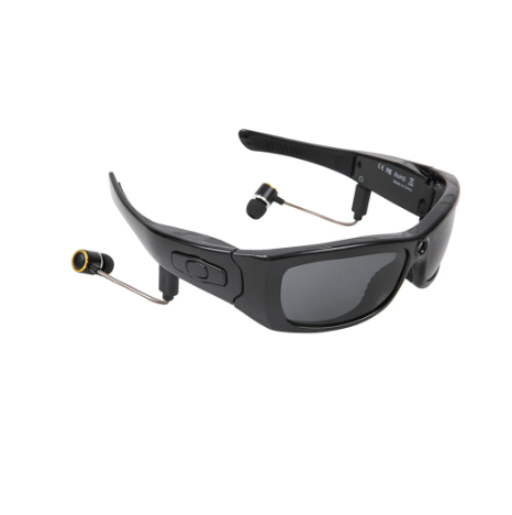 HD 1080p Mini Camcorder Glasses Camera With Bluetooth Headset