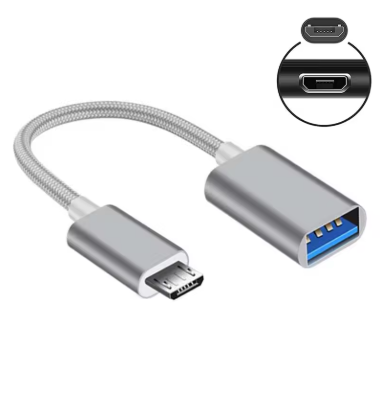 Micro USB OTG Cable Converter Converter Data Transfer Male to Female Adapter