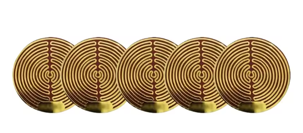 5-Piece Mobile Phone Anti-Radiation Stickers