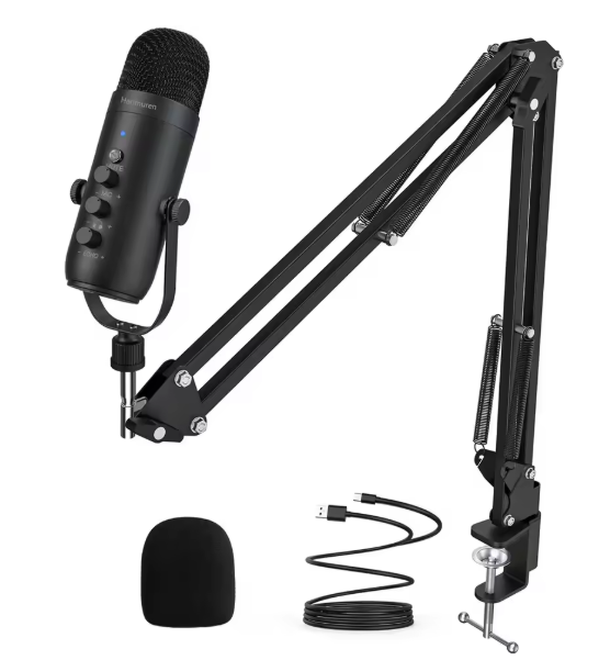 Professional USB Streaming Podcast PC Studio Microphone