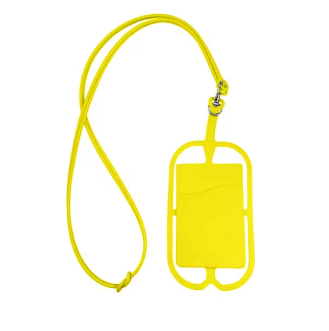 Colourful Universal Silicone Phone Lanyard