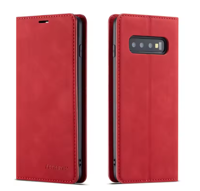 Leather Flip Case Samsung A30 A50 A60 A70 S7 S8 S9
