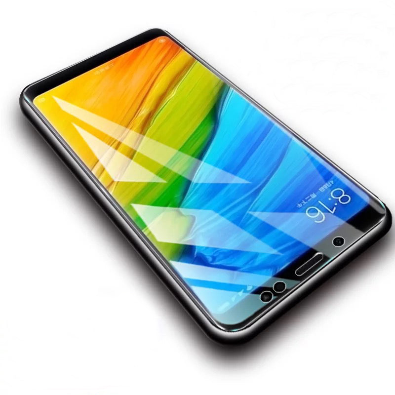 2-Piece Full Tempered Glass Screen Protector Xiaomi Redmi Note 5 Pro 6