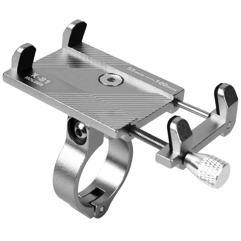 Aluminum Alloy Bicycle Phone Holder Motorcycle Handlebar Mount