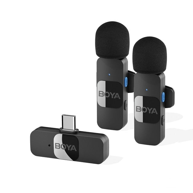 BY-V Professional Wireless Mini Microphone for Android iPad iPhone