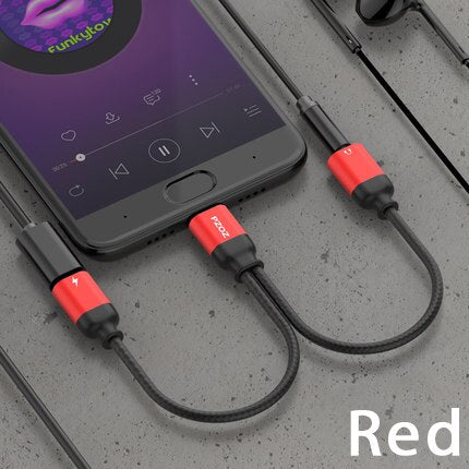 USB Type-C Male to 3.5mm Jack Earphone Adapter Cable AUX Audio for Xiaomi Mi 6 6x Huawei P20