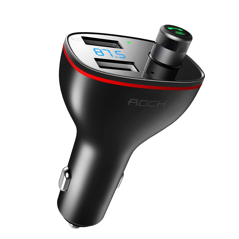 Dual USB Car Charger B300 Bluetooth 4.2 FM Transmitter