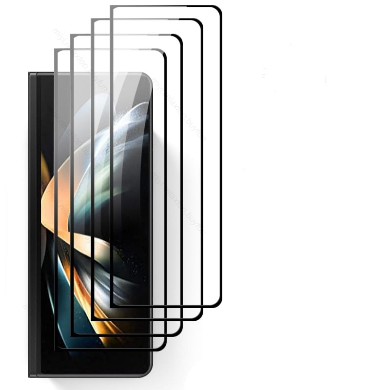 4-Piece Curved Tempered Glass Screen Protector for Samsung Galaxy Z Fold
