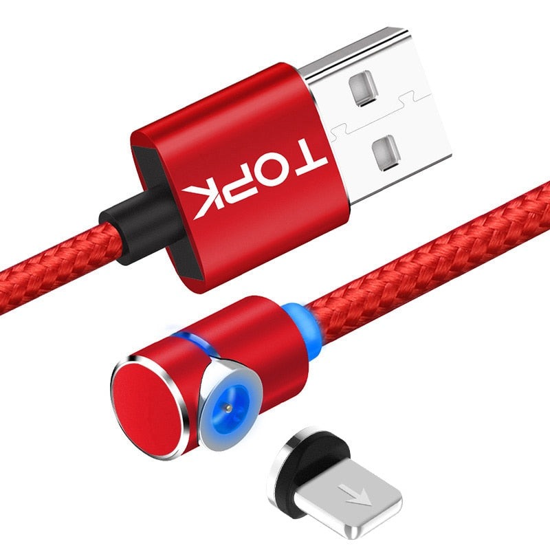 90 Degree L-Type Magnetic Cable