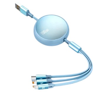 100W 3-in-1/2-in-1 Fast-Charging USB Cable
