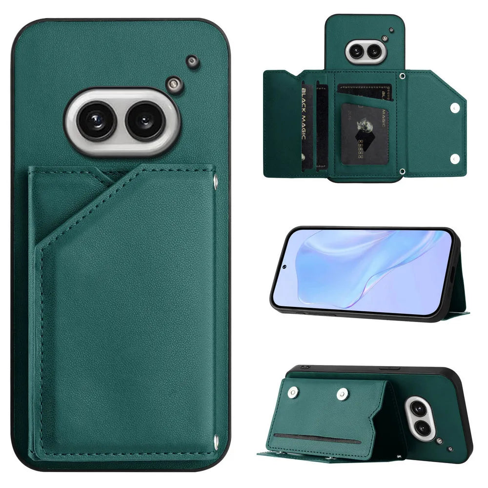 Nothing Phone 2A 3A Plus Pro PU Leather Wallet Holder Card Case
