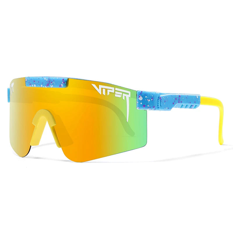 Adult UV400 Pit Viper-Look Sunglasses