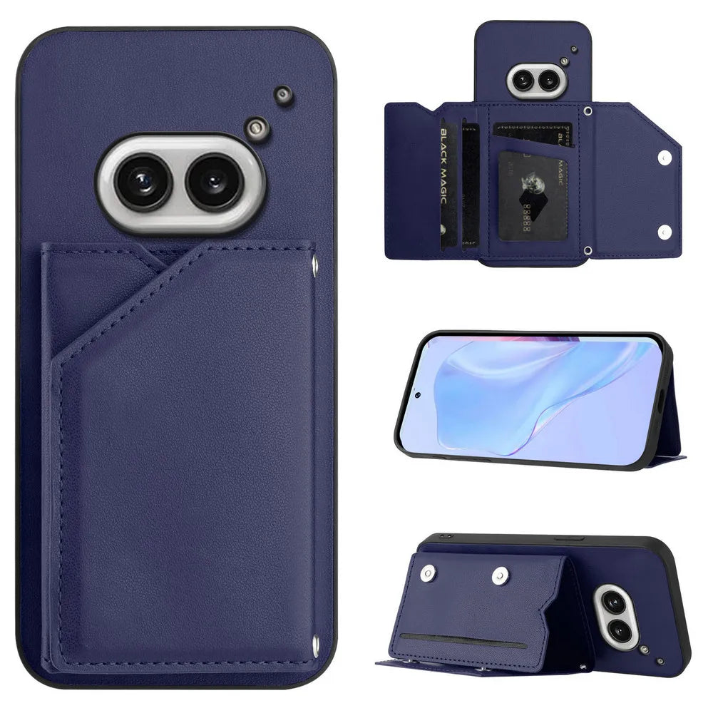 Nothing Phone 2A 3A Plus Pro PU Leather Wallet Holder Card Case