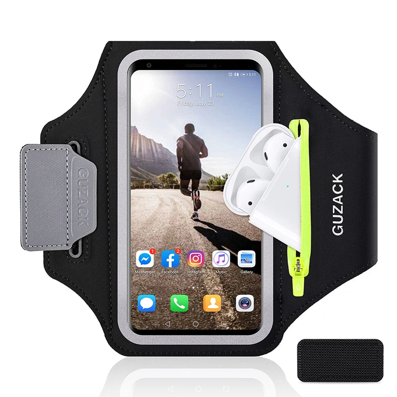 Large 7" Running Sports Armband for iPhone 12 13 14 15 16 Pro Max