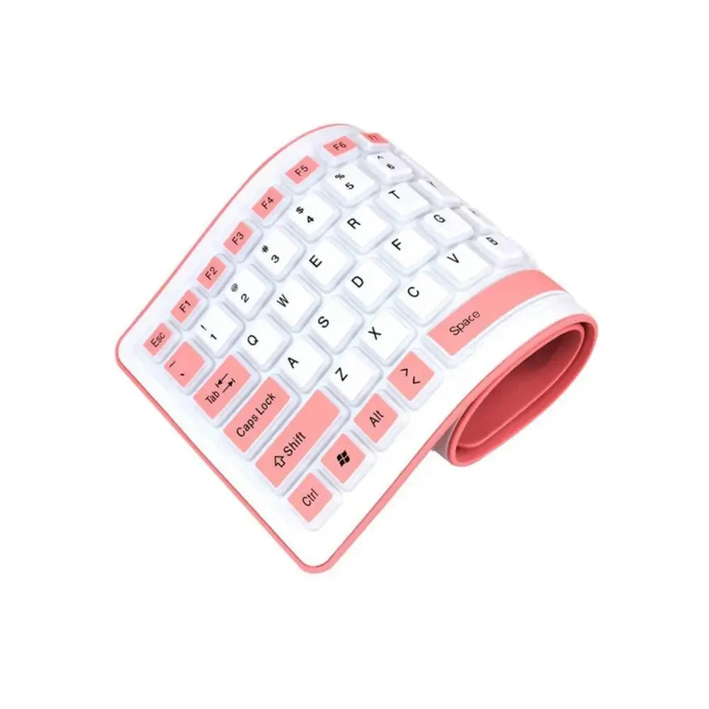 Portable Silent Foldable Silicone Keyboard