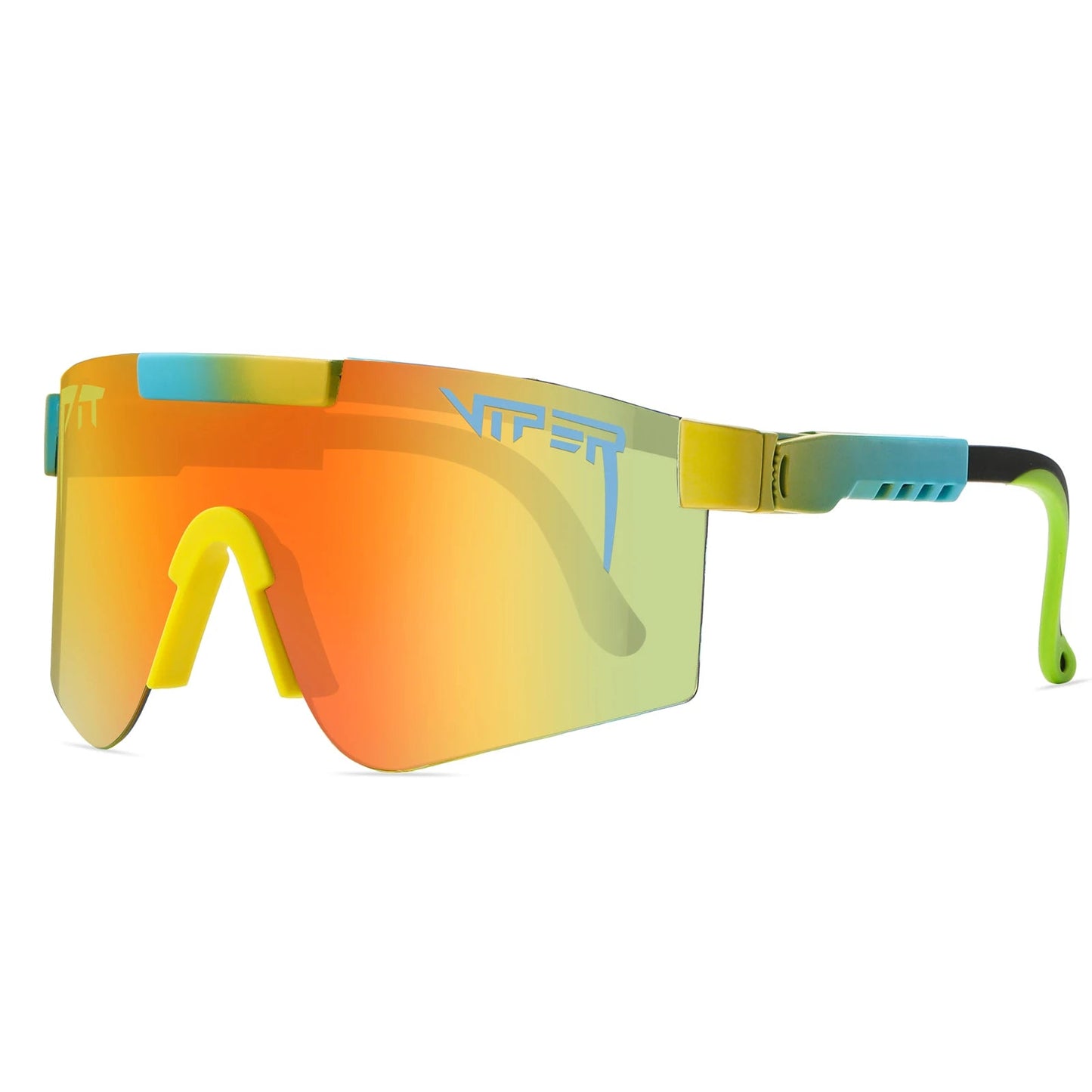 Adult UV400 Pit Viper-Look Sunglasses