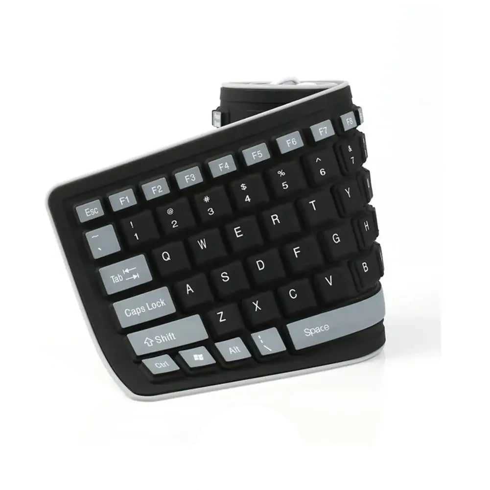 Portable Silent Foldable Silicone Keyboard