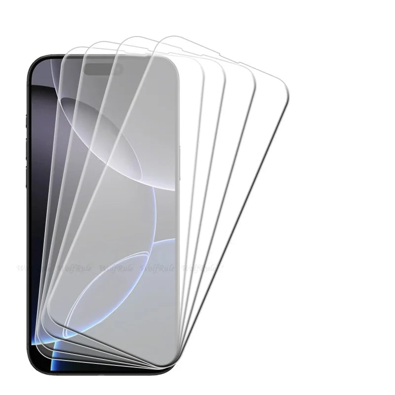 1/2/3/4-Piece iPhone 17 Air/Pro/Pro Max Tempered Front Glass Screen Protector