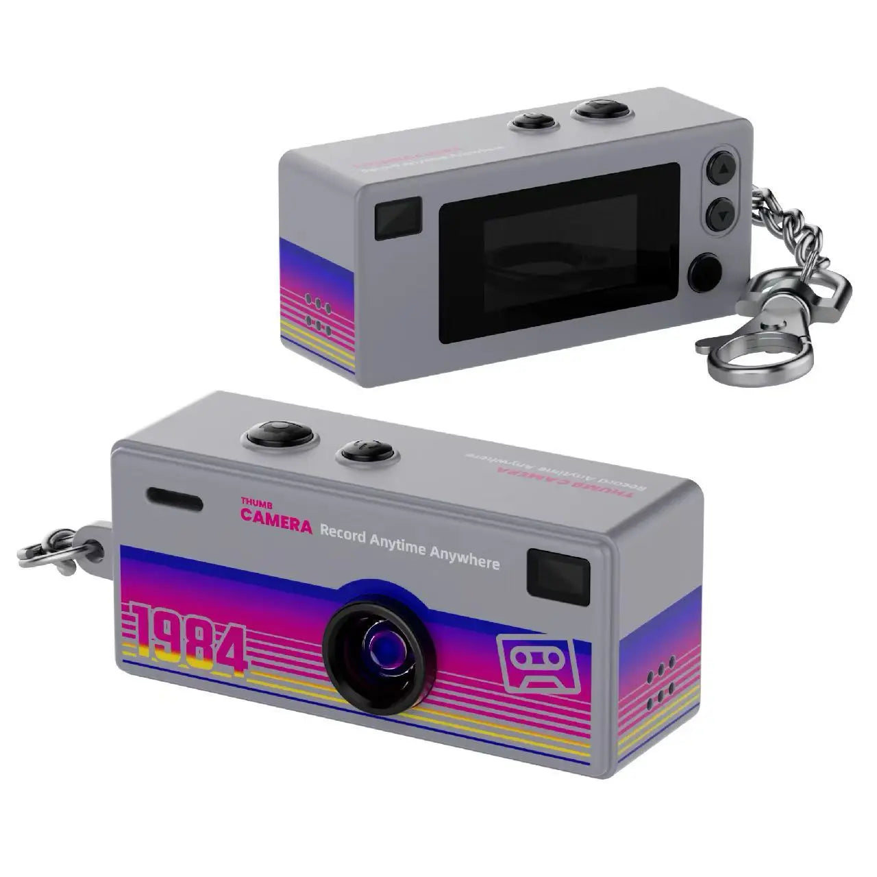 Mini Retro Keychain Camera