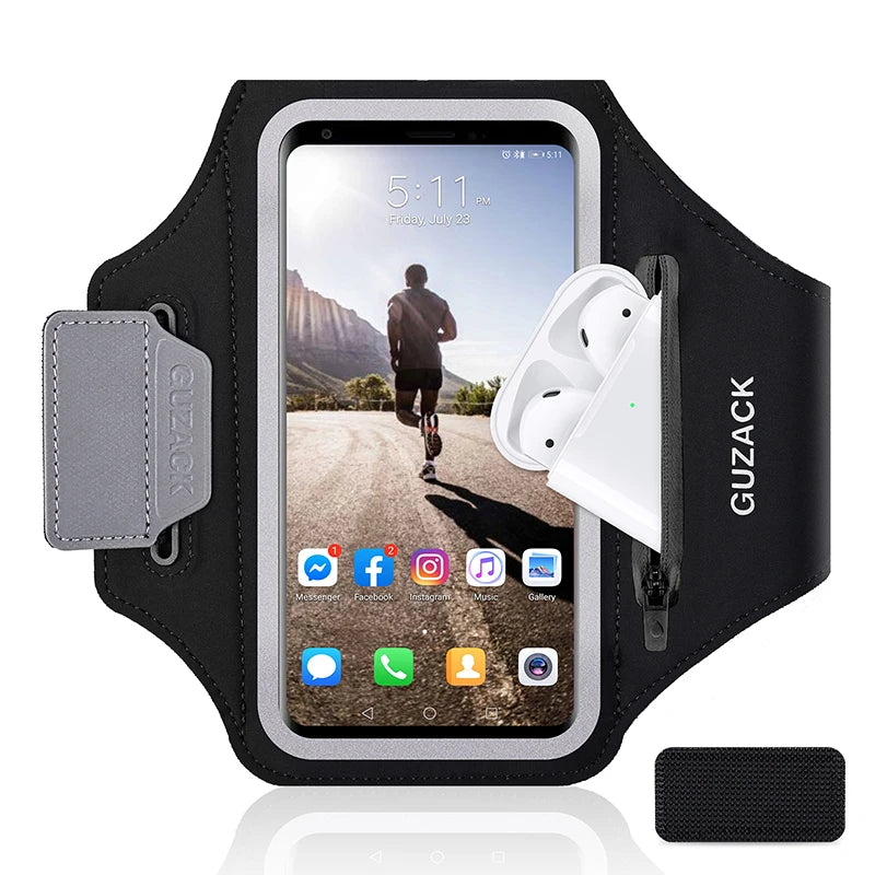 Large 7" Running Sports Armband for iPhone 12 13 14 15 16 Pro Max