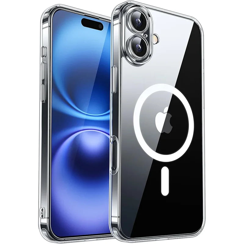 Magnetic Shockproof iPhone Case 13 14 15 16 Plus Pro Max