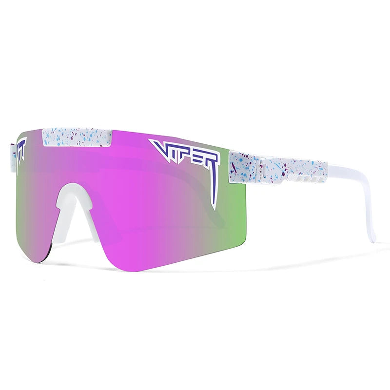 Adult UV400 Pit Viper-Look Sunglasses