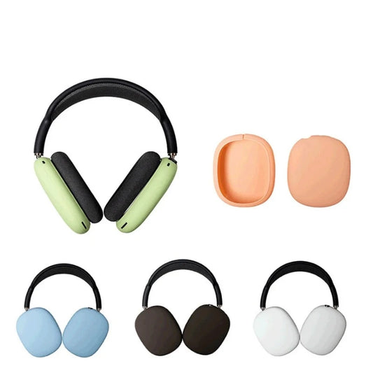 Soft Silicone Washable Headband Cover Earphone Pads AirPods Max Headphones