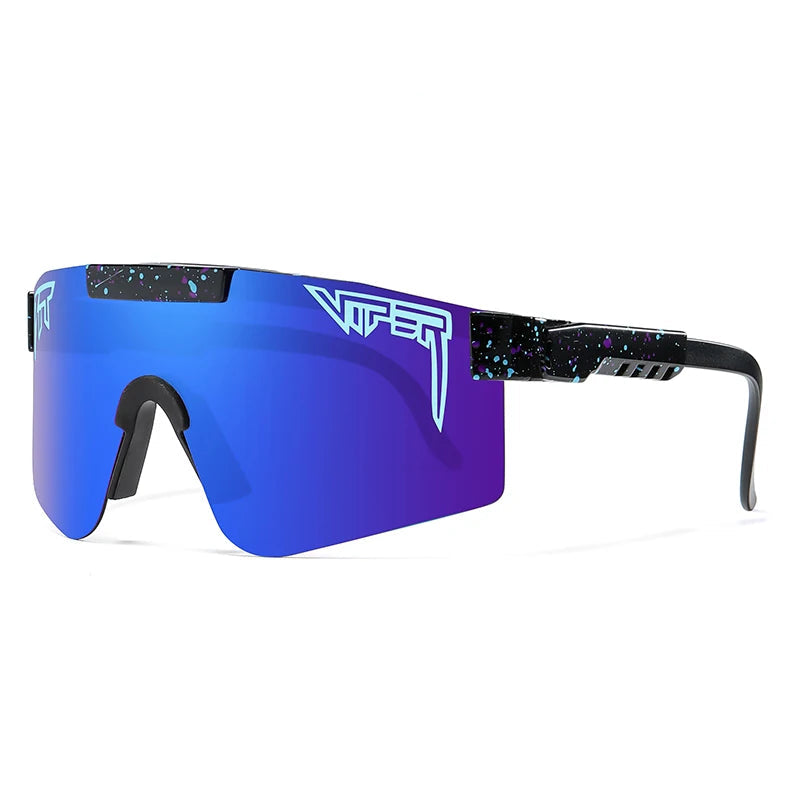 Adult UV400 Pit Viper-Look Sunglasses