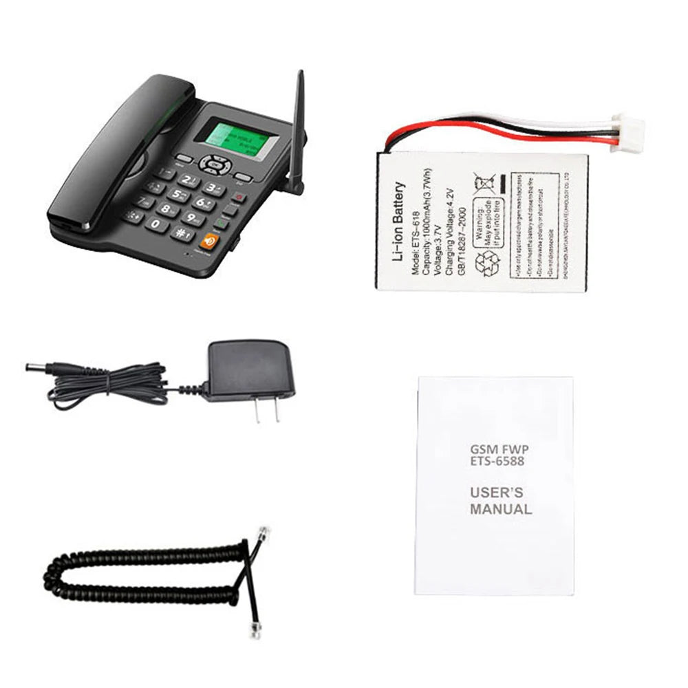 Cordless Dual SIM Card Desktop Telephone