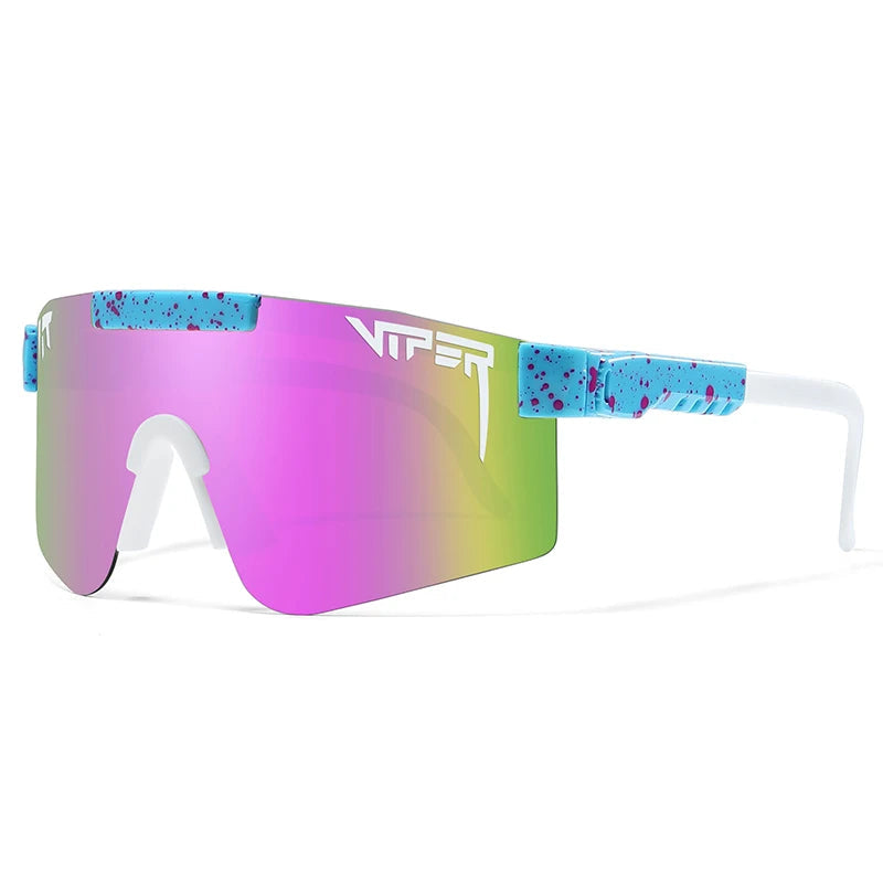 Adult UV400 Pit Viper-Look Sunglasses