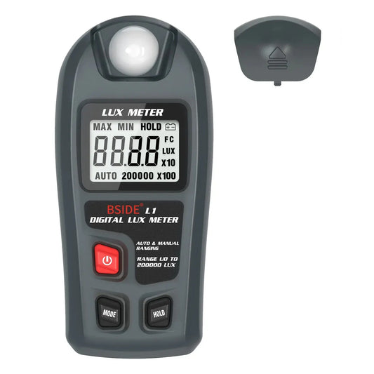 Lux Meter Digital Illuminometer 0~200,000lux LCD