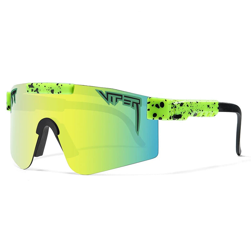 Adult UV400 Pit Viper-Look Sunglasses