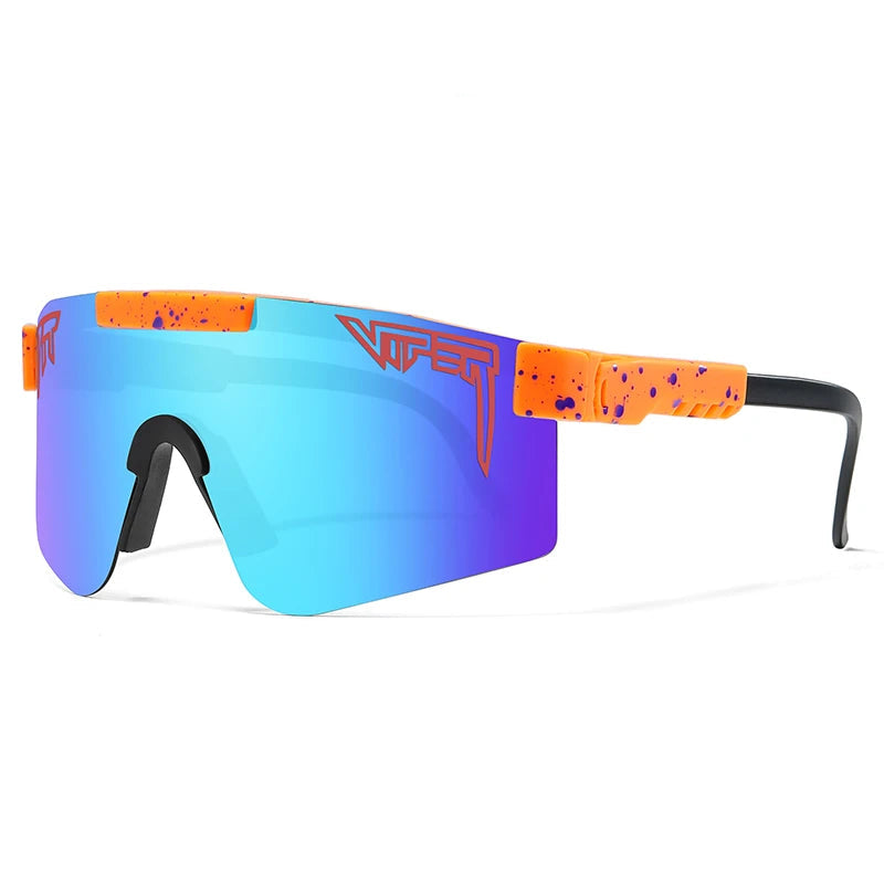Adult UV400 Pit Viper-Look Sunglasses