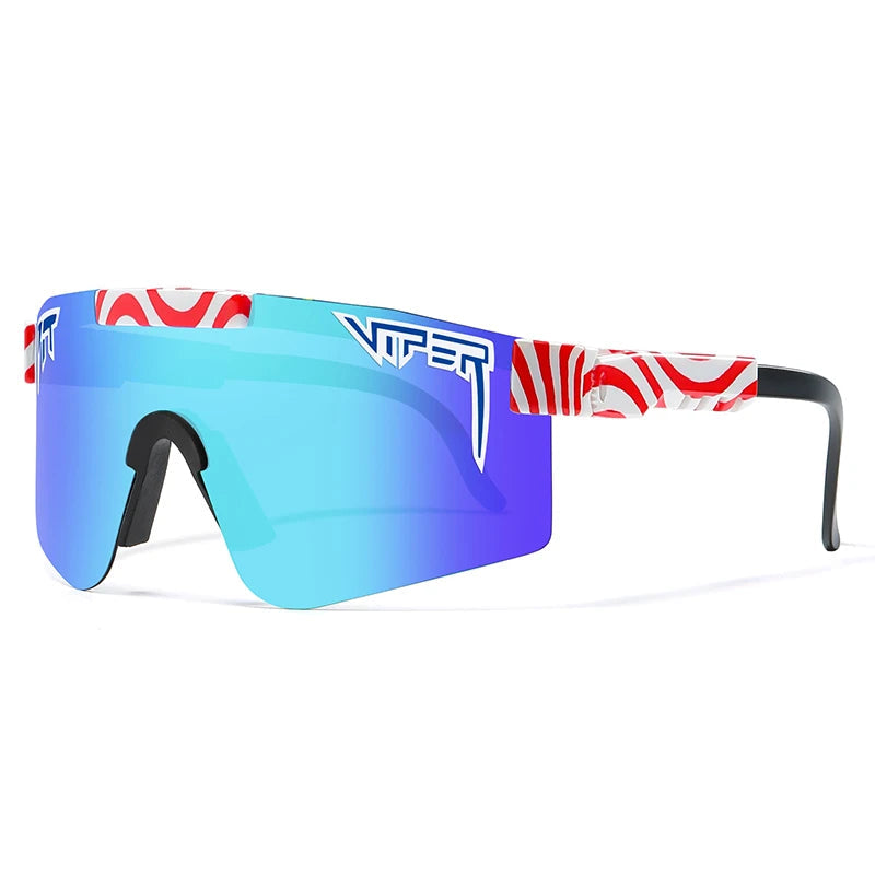 Adult UV400 Pit Viper-Look Sunglasses
