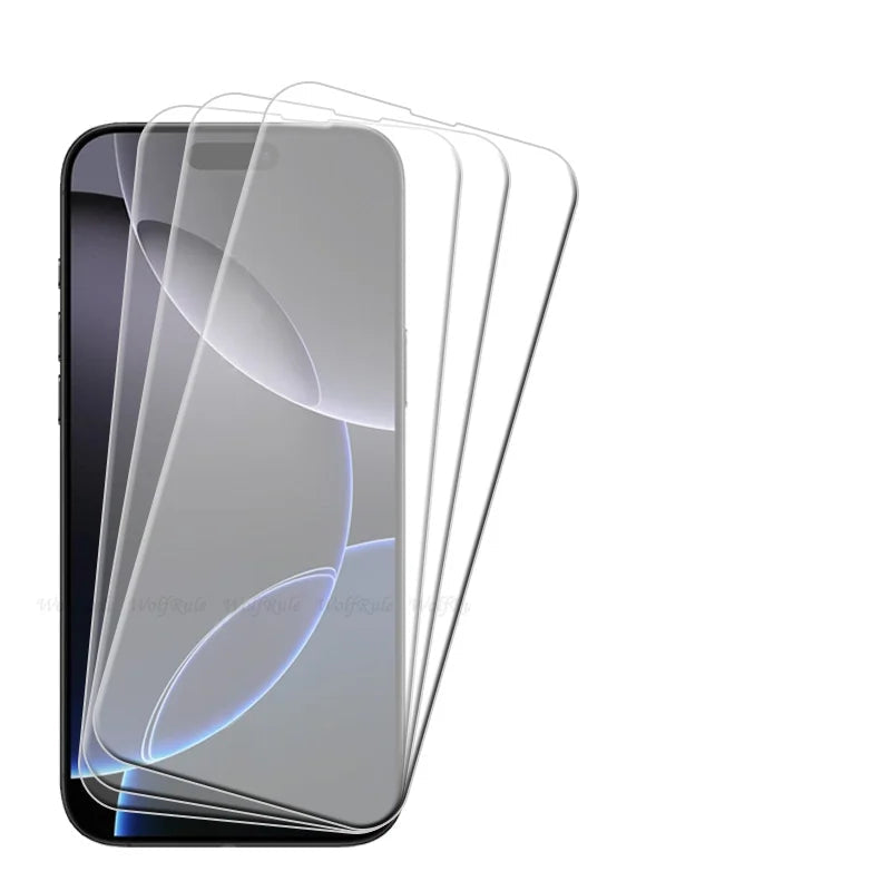 1/2/3/4-Piece iPhone 17 Air/Pro/Pro Max Tempered Front Glass Screen Protector