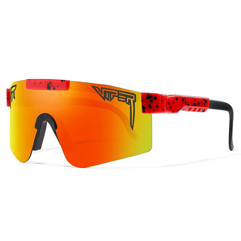 Adult UV400 Pit Viper-Look Sunglasses