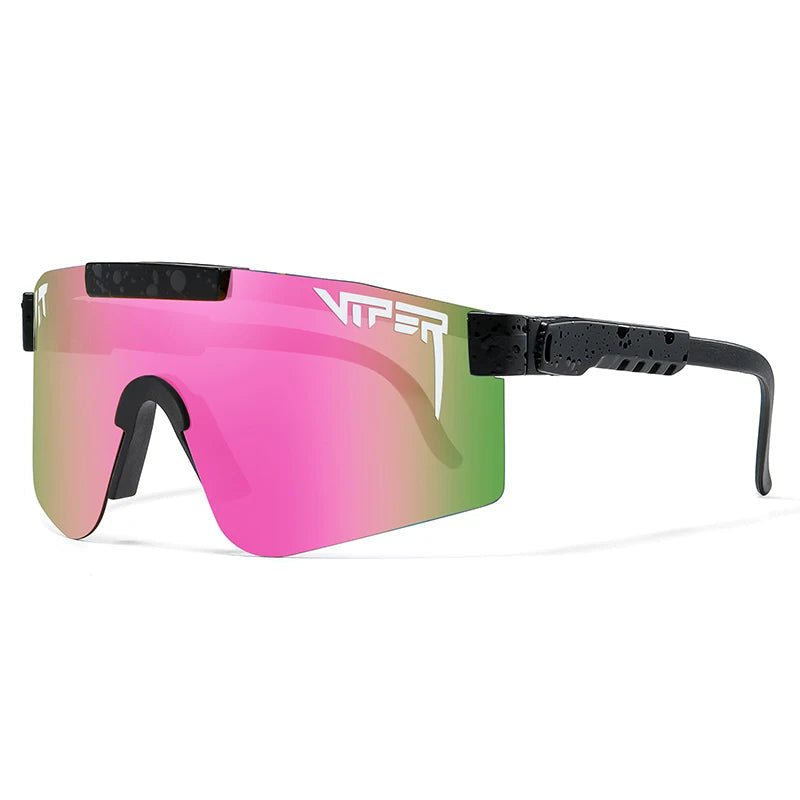 Adult UV400 Pit Viper-Look Sunglasses