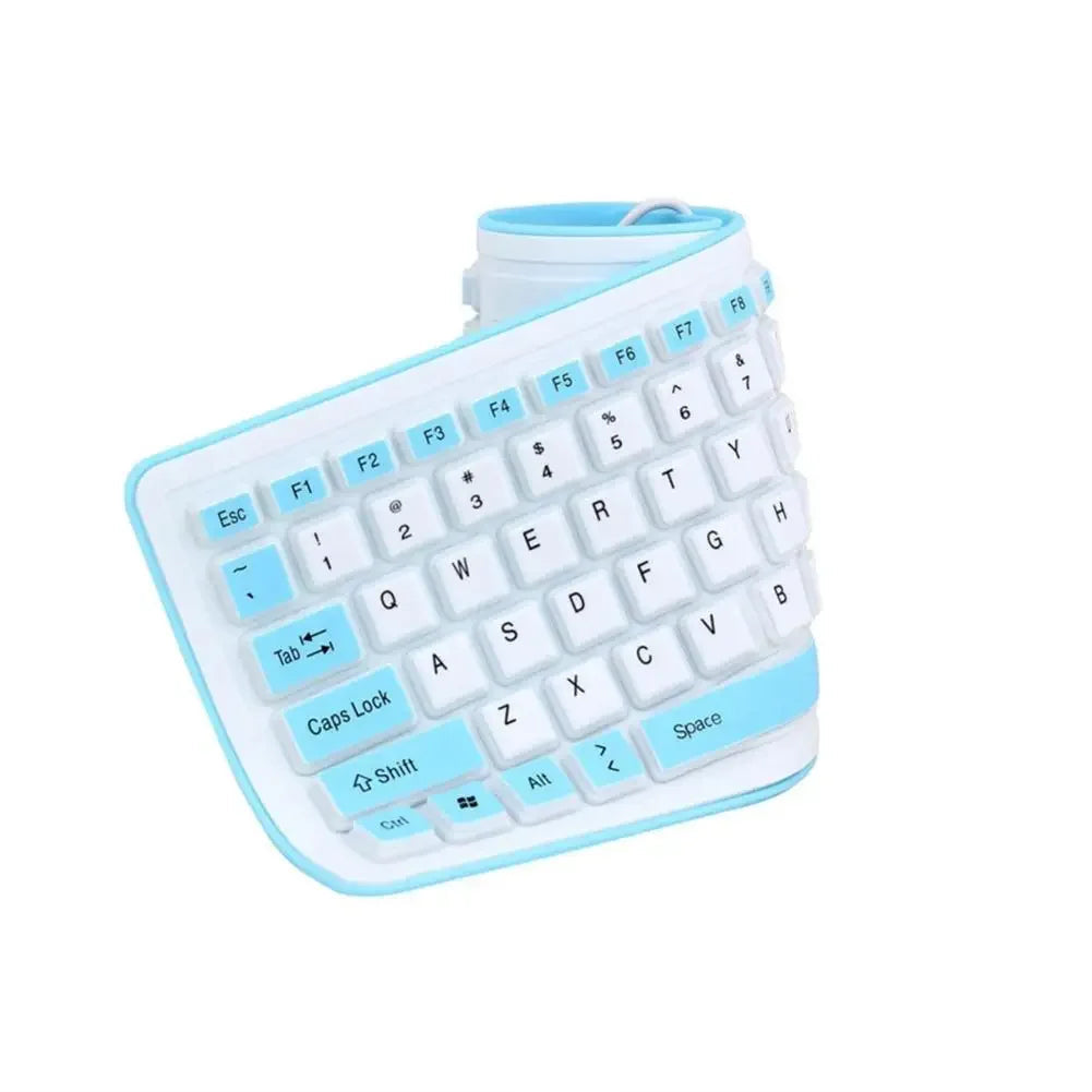 Portable Silent Foldable Silicone Keyboard