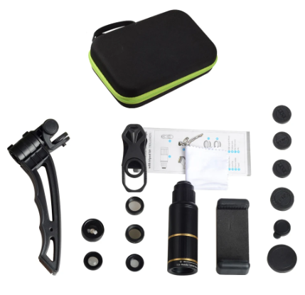 16x 5-in-1 Optic Telescope Mobile Phone Camera Lens