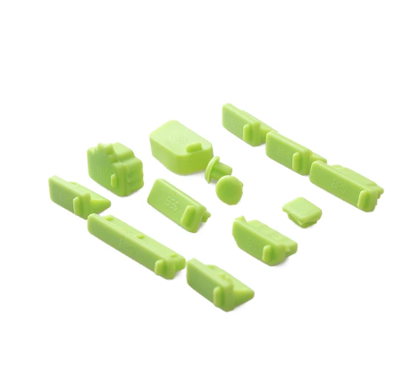 13-Piece Silicone Laptop Anti-Dust Plug Cover Set