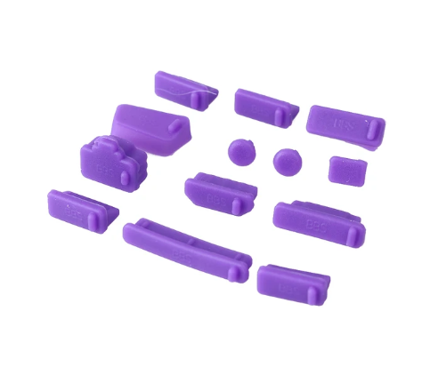 13-Piece Silicone Laptop Anti-Dust Plug Cover Set