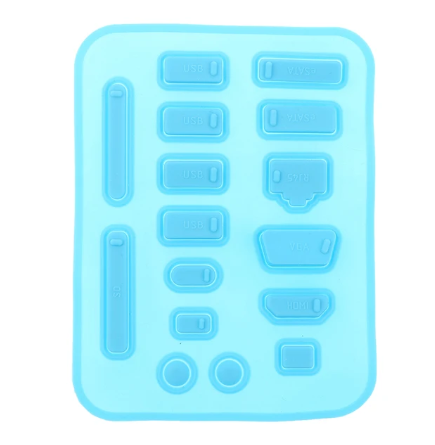 16-Piece Universal Laptop Notebook Silicone Anti-Dust USB Plug Set