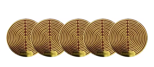 5-Piece Mobile Phone Anti-Radiation Stickers