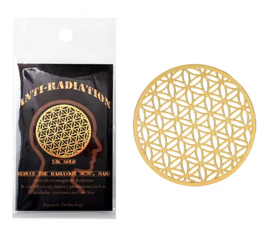 1-Piece Round Quantum Shield Energy Sticker