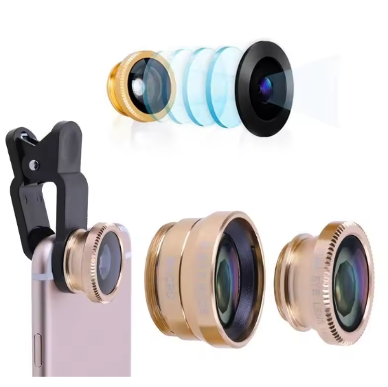 Universal 3-in-1 Clip Fisheye Lens Camera for Mobile