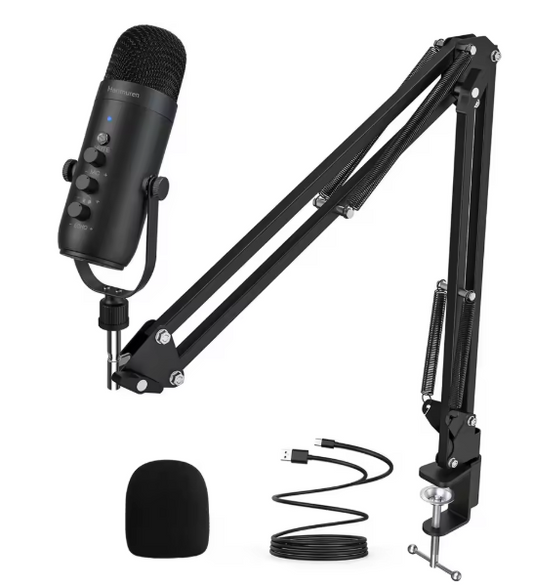 Professional USB Streaming Podcast PC Studio Microphone