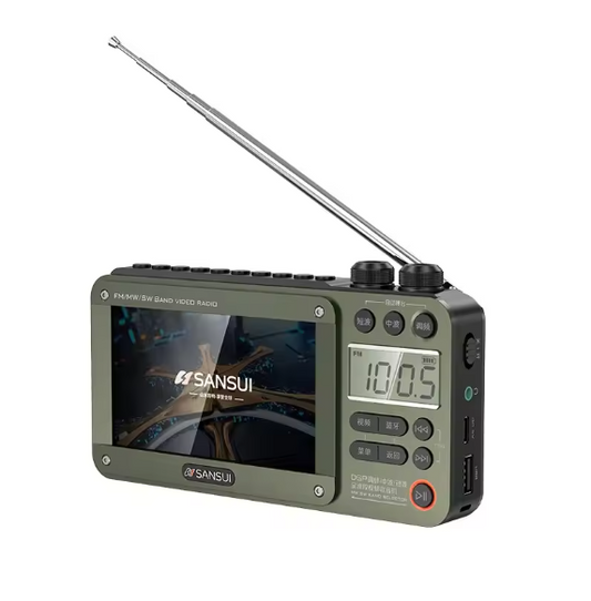 4.3 Inch Portable Wireless Bluetooth LED Display Radio Speaker